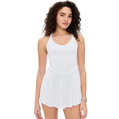 Free People Women's Smockin Hot Dress, White, M