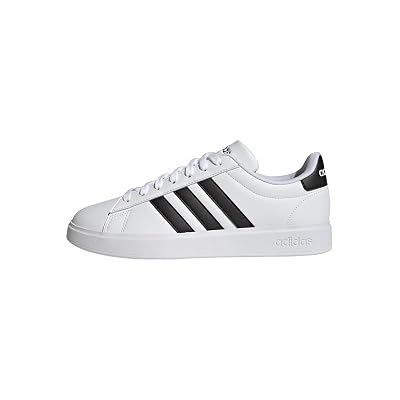 adidas Men's Grand Court 2.0 Shoes, Cloud White Core Black Cloud White, 10 US