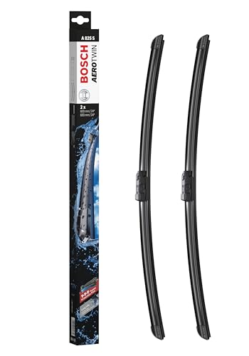 BOSCH 3397009825 AeroTwin Wiper Blades - Set of 2 (24" & 24") Top Lock 19mm