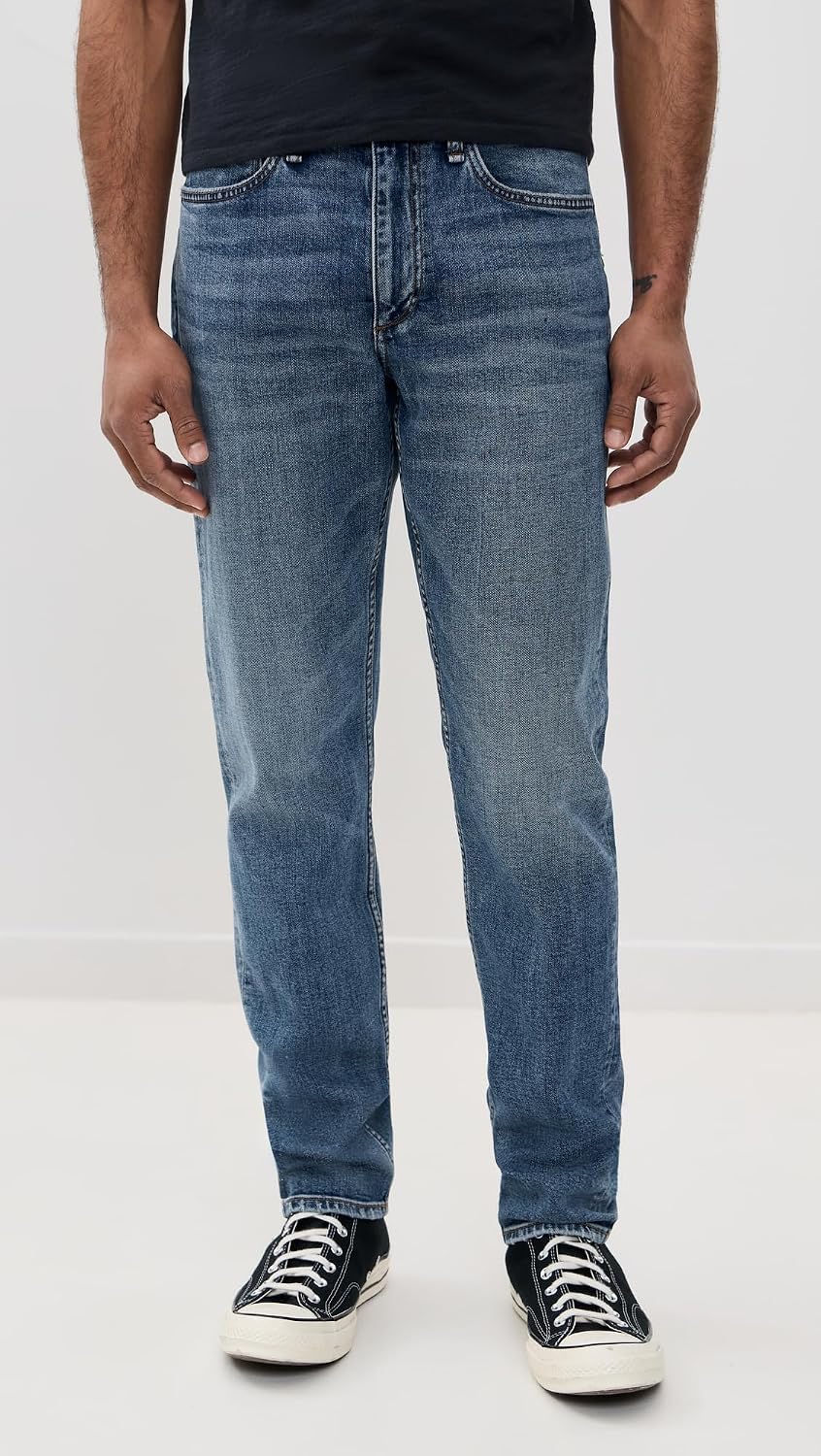 rag & bone Men's Fit 2 Authentic Stretch Jeans, Carter, Blue, 34
