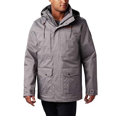 Columbia Men's Horizons Pine Interchange Jacket, City Grey, 6X Big
