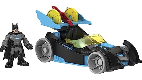 Fisher-Price Imaginext DC Super Friends Batman Toy Bat-Tech Racing Batmobile Car