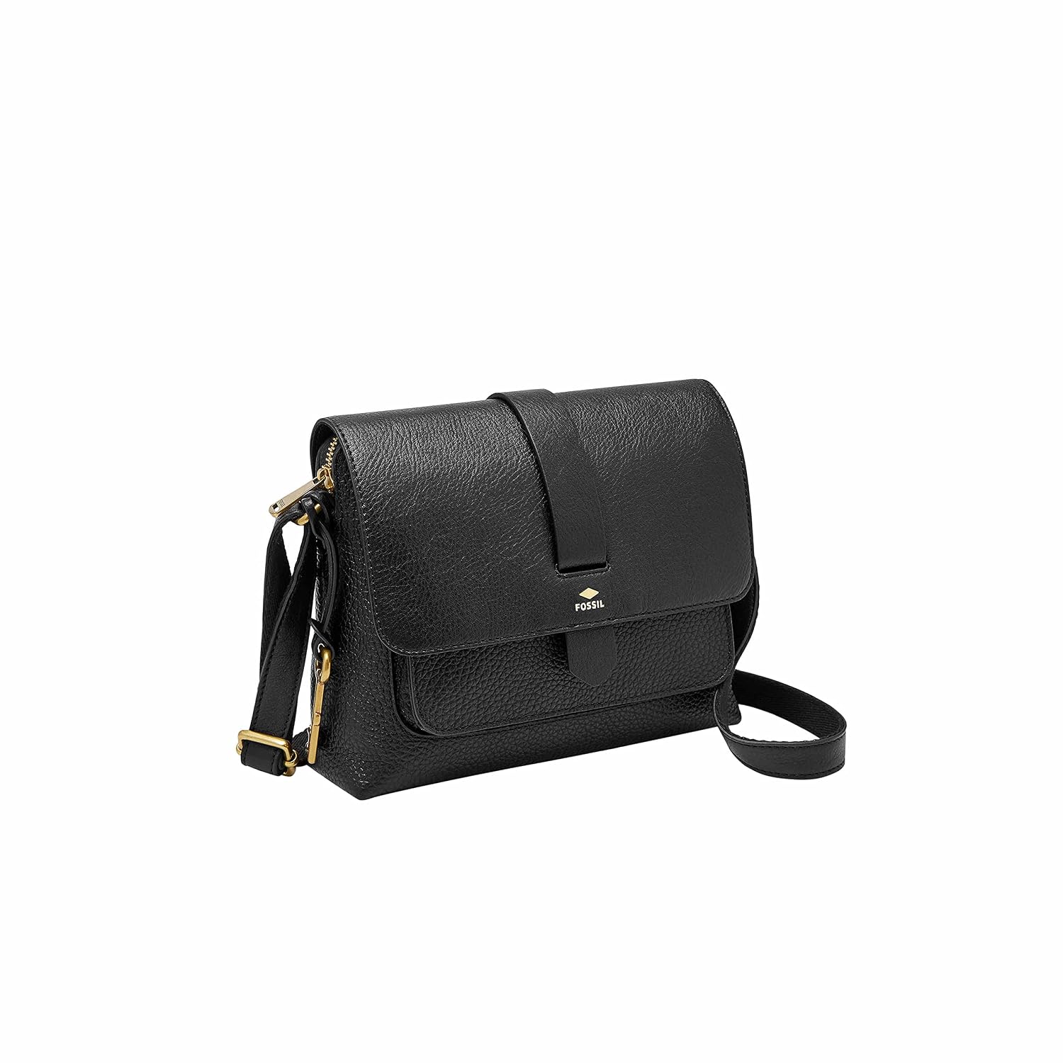Fossil Kinley Small Crossbody Black 2 One Size