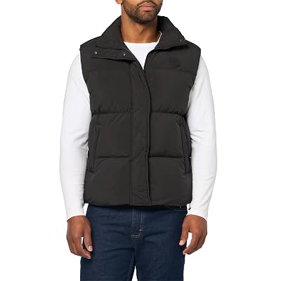 HUGO, Happy Logo Padded Vest, Space Black, L