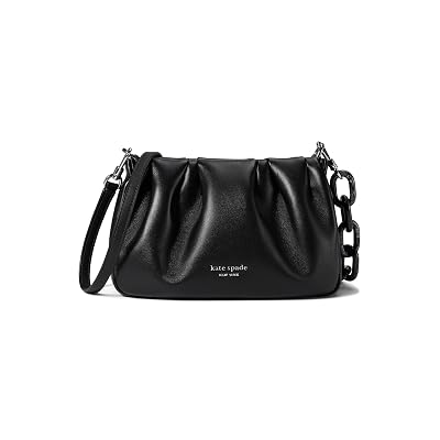 kate spade new york Souffle Smooth Leather Crossbody Black One Size
