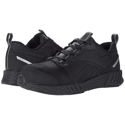 Reebok Fusion FlexweaveTM Work Composite Toe Black/Black 11.5 E - Wide