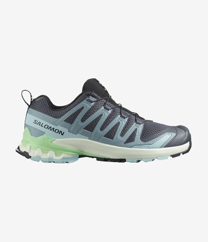 Salomon Womens Xa Pro 3D V9 Turbulence/Iced Aqua/Patina Green 5 Medium