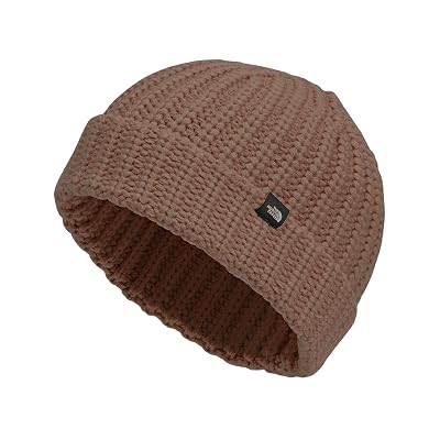 The North Face Unisex Chunky Knit Watchman Pink Clay Beanie