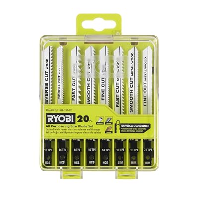 RYOBI 20 PC. All-Purpose Jig Saw Blade Set