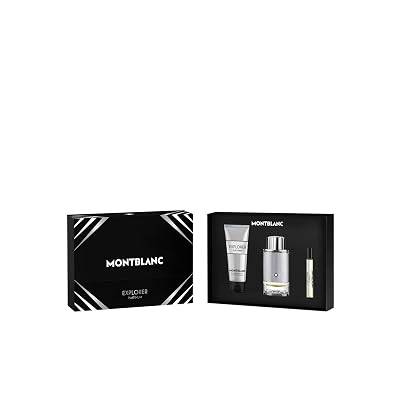 MONTBLANC Explorer Platinum by Mont Blanc for Men - 3 Pc Gift Set 3.3oz EDP Spra