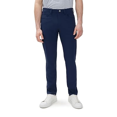 Redvanly Men's Kent Pull On Trousers 32", Navy, L