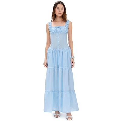Vestido Gasa Christabelle Frankies Bikinis para Mujer, Estampado Gota de Lluvia, XL