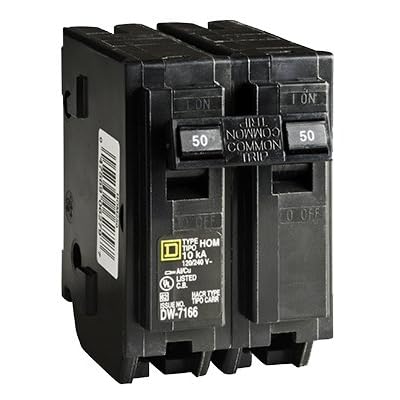 Interruptor Automático Homeline HM250CP de 50 Amperios Bipolar - Cantidad 5