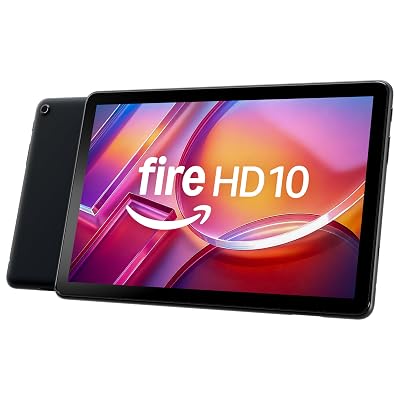 Tablet Amazon Fire HD 10 (modelo más reciente) diseñada para relajación, pantalla Full de 10.1" vibrante