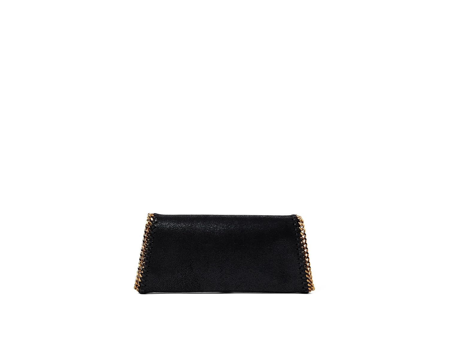 Monedero Stella McCartney Falabella Eco Shaggy Deer con Cadena Dorada Clutch Negro Talla Única