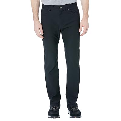 Pantalones prAna(R) Brion Pants II - Pantalones para Hombre - Resistencia a la Abrasión y al Agua - Cierre con Cremallera y Botón - Presillas Negro 34 30