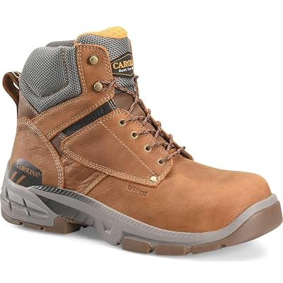 Bota de Trabajo Impermeable Carolina Mens CA5540 Duke 6 Composite Toe Marrón Oscuro 11.5 EE