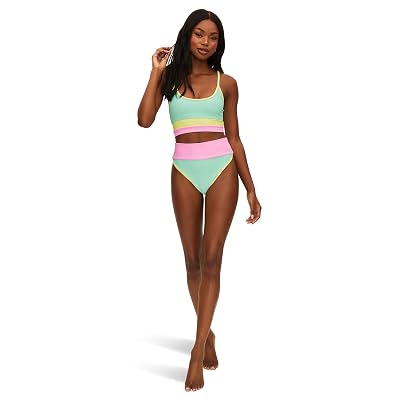 Pantalón Corto Beach Riot Emmy Color Bloque Macaron Pastel LG