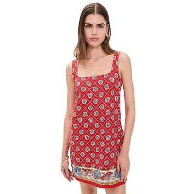 Vestido Mini Eden de Mujer WAYF, Pañuelo Rojo, S
