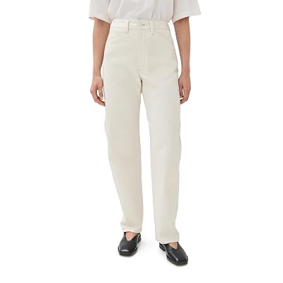 Pantalón Lemaire Women's Five Pocket Twisted, Blanco Cremoso, 4