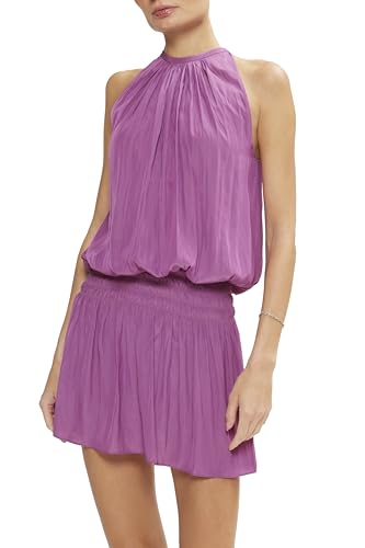 Vestido Ramy Brook Women's Classic Paris Sin Mangas, Lila Profundo, XS