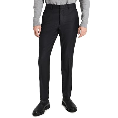 Pantalón Theory Men's Mayer Franela Lana, Gris Topo, 36