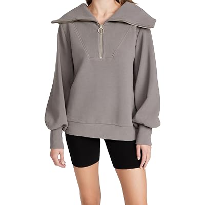 Suéter Varley Women's Vine Half Zip, Carbón Profundo, XS