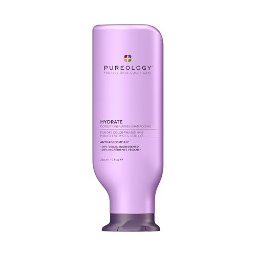 Acondicionador Hydrate de Pureology - Hidrata y Nutre Cabello Seco, 9 fl oz