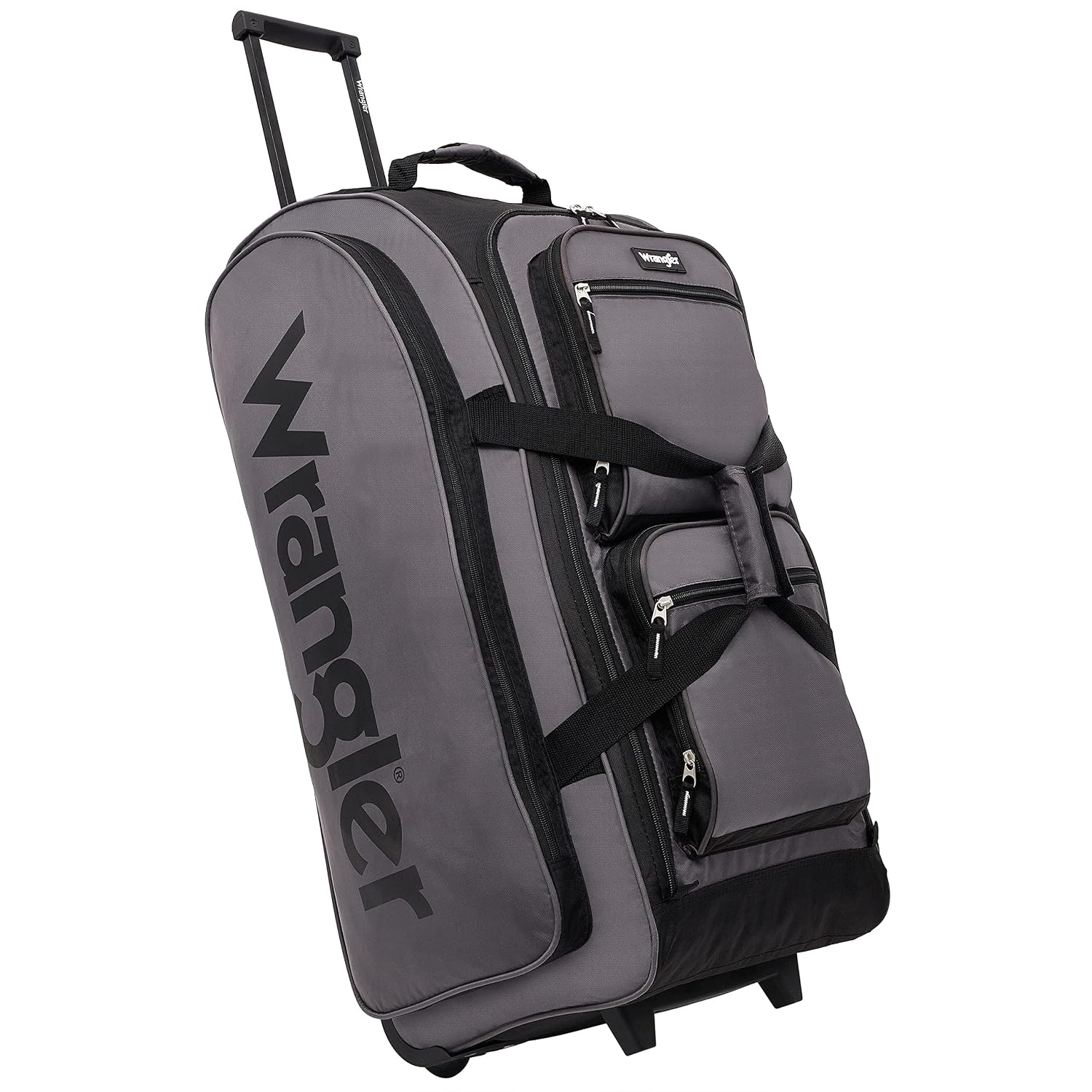 Wrangler Rolling Duffel, Charcoal Grey, 30" Large