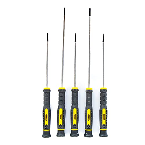 Juego de Destornilladores Magnéticos General Tools 604X 5 Piezas Cabeza Phillips Longitud Extendida