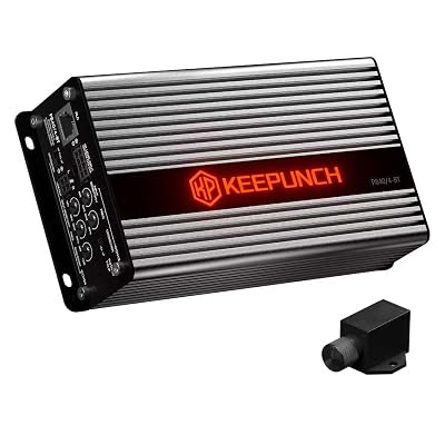 Amplificador Bluetooth de 4 Canales KEEPUNCH P840/4-BT, Audio para Auto de Rango Completo Compacto