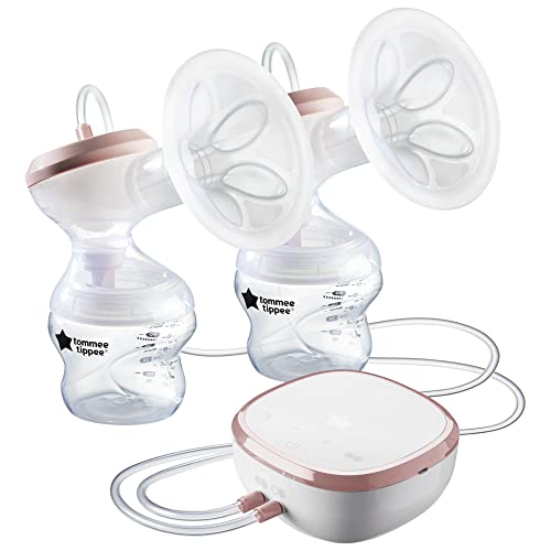 Tommee Tippee Made for Me Double Electric Breast Pump, Baby Bottles Included, 9