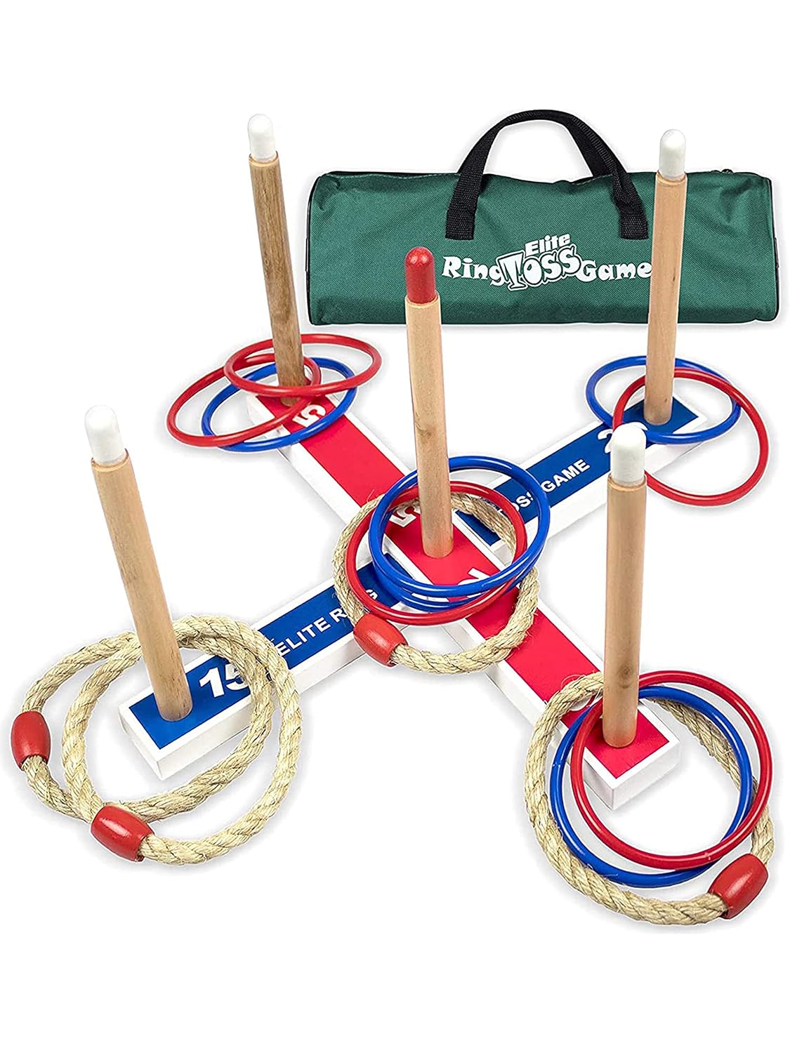 Juegos de Lanzamiento de Anillos Elite Sportz para Niños - Juego de Patio para Adultos y Familia -