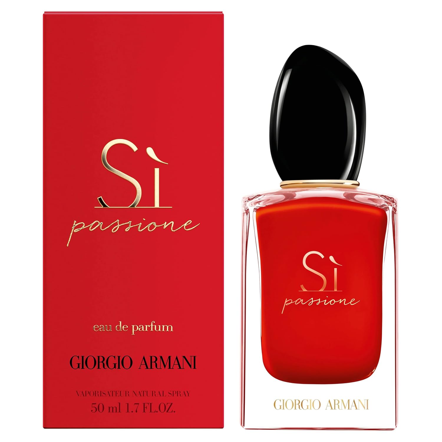 Armani Beauty Si Passione Eau de Parfum - Perfume Floral Frutal - 1.6 Fl Oz