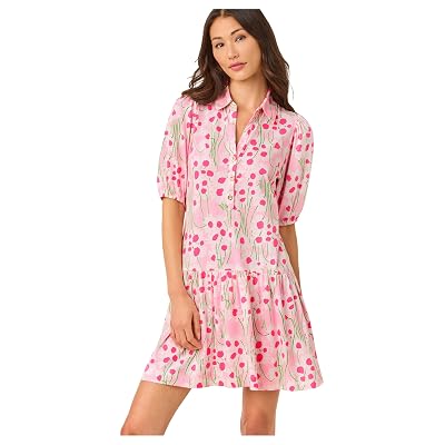 Lilly Pulitzer, Mujer, Vestido Bingley, Conch Shell Pink Sunny Daisies, X-Large