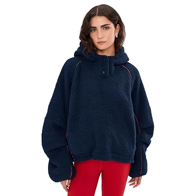 Free People Women's Free Flow Fleece Azul Medianoche X-Small