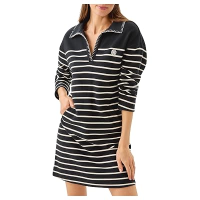 Vestido Lilly Pulitzer Corvaya para mujer Noir Legacy Stripe Medium