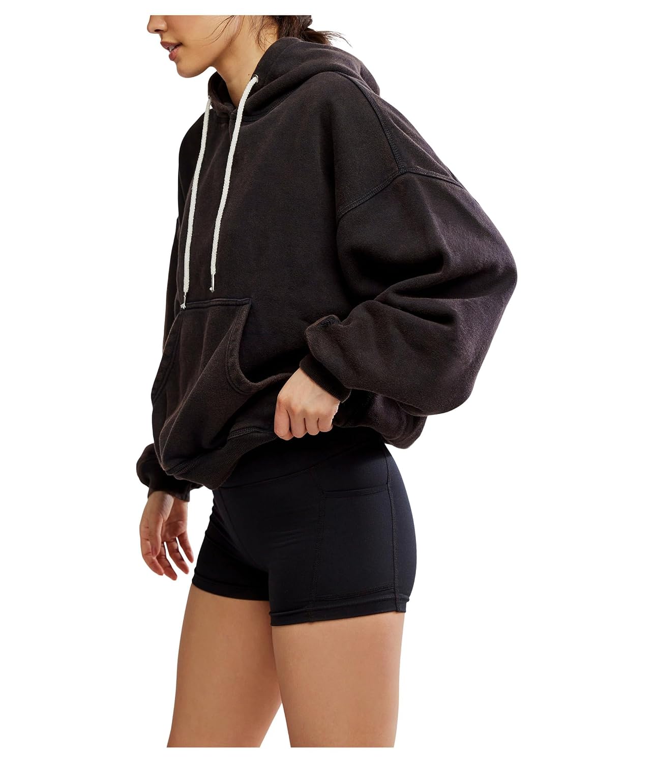 Sudadera Free People Womens Ctw Final Call Hoodie Negro XS