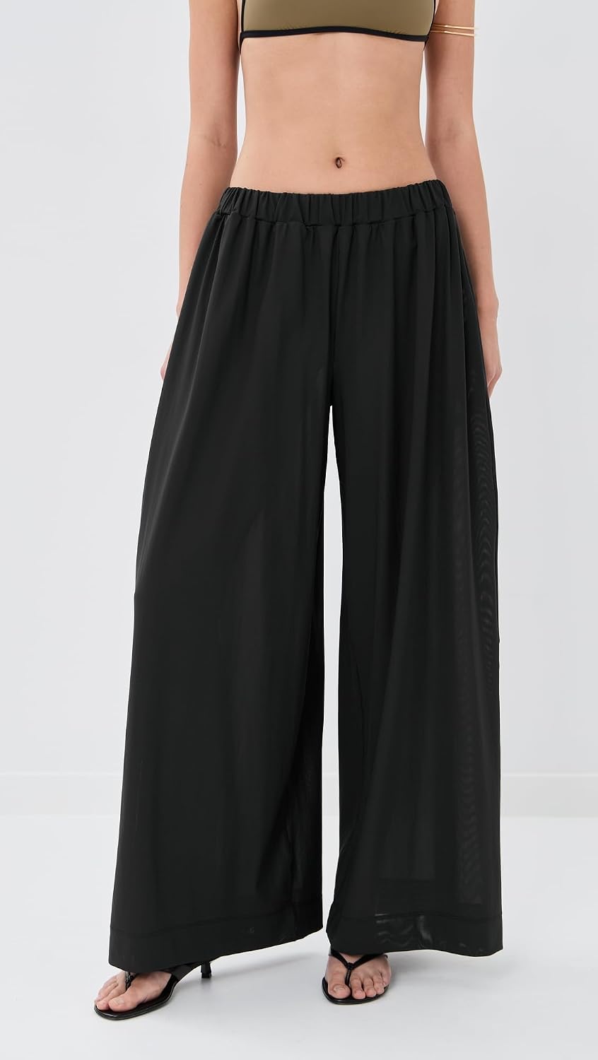 Pantalones Staud Marza Coverup para Mujer, Negro, XS