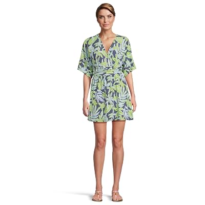 Lilly Pulitzer Womens Parigi Skort Romper Sapphire Pool Tropical Tango XL