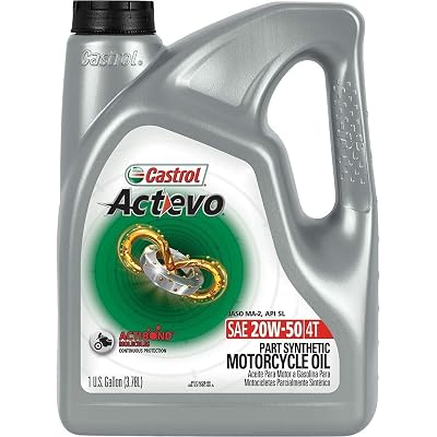 Castrol Actevo X-Tra 4T Synthetic Blend - 20W50-1gal. 03139