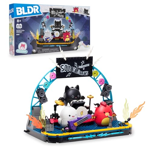 Set de Construcción BLDR Squishmallows 375 piezas Squish Tour Concert 0051 - Incluye Sq