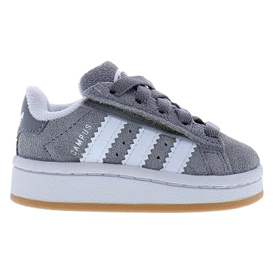 Zapatos adidas Campus 00s CF EL para Infante/Niño Pequeño Talla 7, Color: Gris/Blanco/Goma-Gris