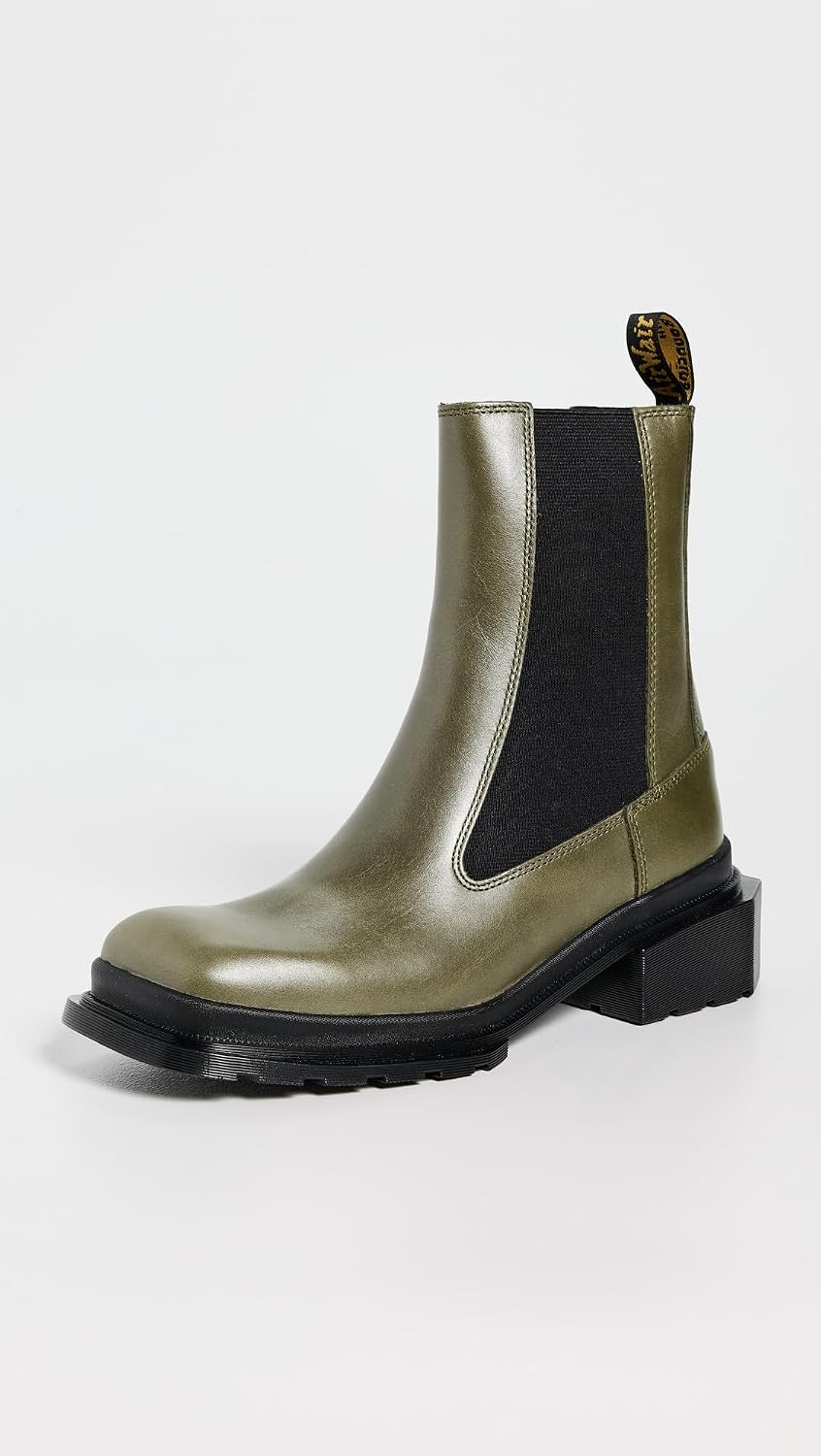 Botas Chelsea Dr. Martens Women's Maybole Eclipse, Verde Oliva, 6 Medium US