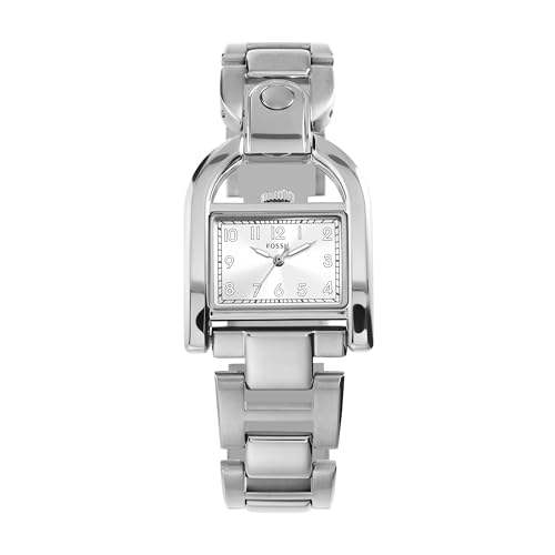 Reloj Fossil para Mujer Harwell Cuarzo Acero Inoxidable de Tres Manecillas, Color: Plateado (M