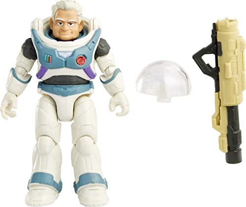 Figura de acción Mattel Disney y Pixar Lightyear Space Ranger Alpha Darby Steel