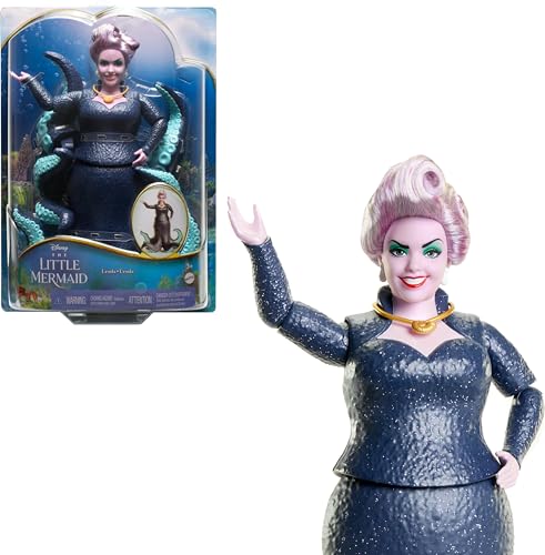 Muñeca de Moda Ursula Disney La Sirenita de Mattel y Accesorios Inspirada en