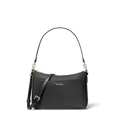 Bolso Crossbody Michael Kors Jet Set Medium Top Zip Pochette, Herraje Tono Dorado/M