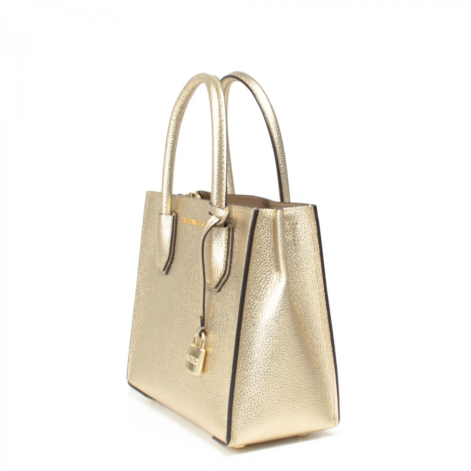 Bolso Tote Mini Mercer para Mujer MICHAEL Michael Kors, Pale Gold, One Size