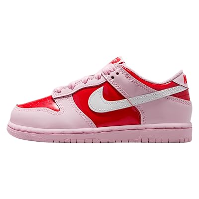 Zapatos Nike Dunk Low para niños pequeños (Pink Foam/Light Crimson/Summit White) Talla 12.